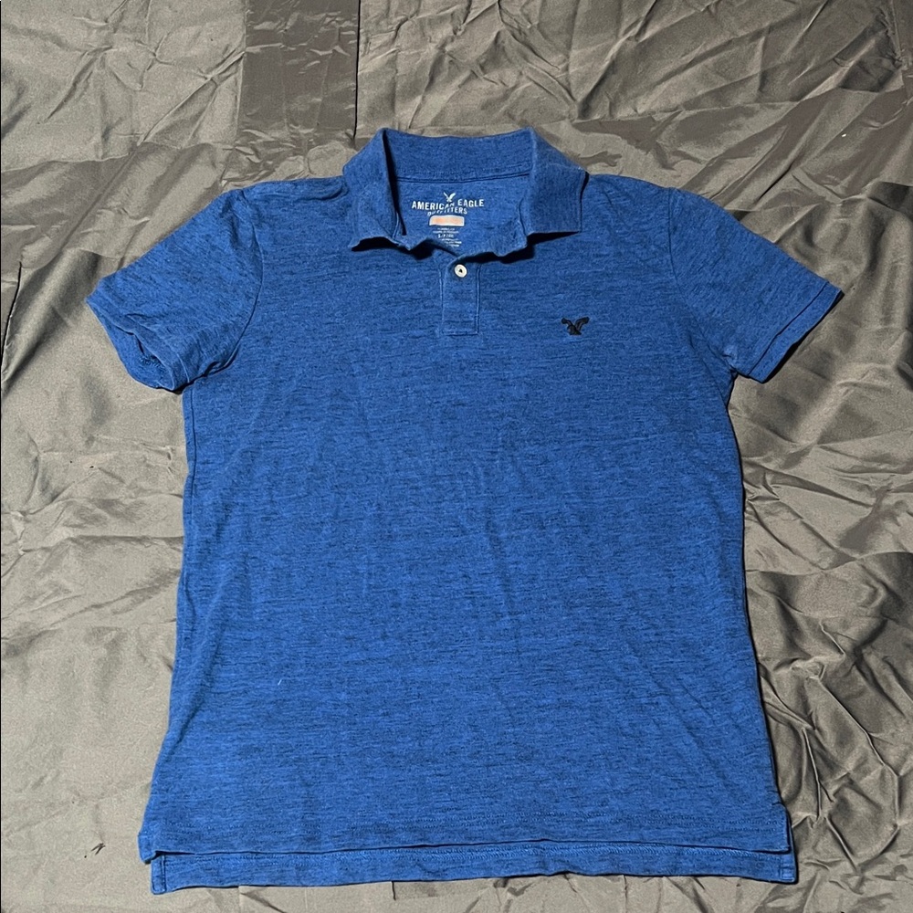 American Eagle Outfitters Mens/Boys Classic Blue Polo